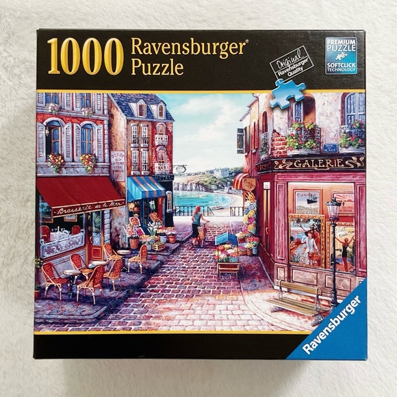 Ravensburger “Seaside Stroll” 1000 Piece Puzzle 2020 John O’Brien No. 82 010 - Picture 1 of 11